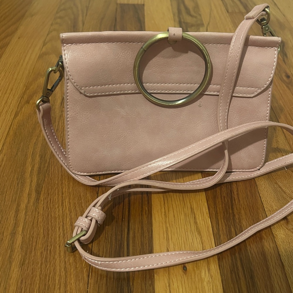 Elegant Pink Crossbody Bag